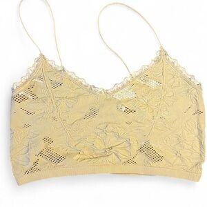 Forever 21 Cream Lace Trim Bandeau